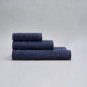 Serviette en coton nid d'abeille 330 gsm - bleu marine