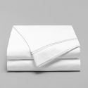 Drap plat coton égyptien 320 fils - argent