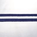 Drap plat coton égyptien 320 fils - bleu