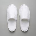 Chausson en coton nid d’abeille - blanc
