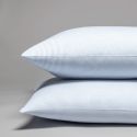 Parure de lit en percale de coton tissé teint oxford