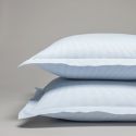 Parure de lit en percale de coton tissé teint oxford