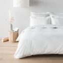 Housse de couette en satin de coton bio 120 fils