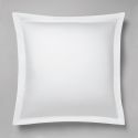 Taie d’oreiller en satin de coton égyptien 120 fils finition jour échelle