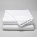 Drap plat en satin de coton égyptien 120 fils à bandes