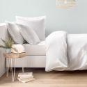 Housse de couette en satin de coton peigné 120 fils