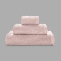 Serviette en coton peigné 580 gsm - rose poudrée