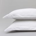 Taie d’oreiller en satin de coton égyptien 120 fils à bandes