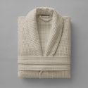 Peignoir de bain en coton nid d’abeille 330 gsm - beige