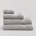 Serviette luxe en coton égyptien 600 gsm - silver
