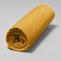 Drap housse en percale de coton 120 fils - curcuma