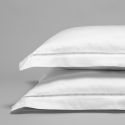 Taie d’oreiller en satin de coton égyptien 240 fils finition jour échelle