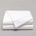 Drap plat en satin de coton égyptien 240 fils finition jour échelle