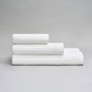 Serviette en coton nid d'abeille 330 gsm - blanc
