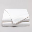 Drap plat coton égyptien 320 fils - blanc
