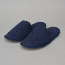 Chausson en coton nid d’abeille - bleu