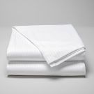 Drap plat en satin de coton égyptien 120 fils à bandes