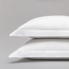 Taie d’oreiller en satin de coton égyptien 120 fils finition jour échelle