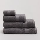 Serviette luxe en coton égyptien 600 gsm - gris