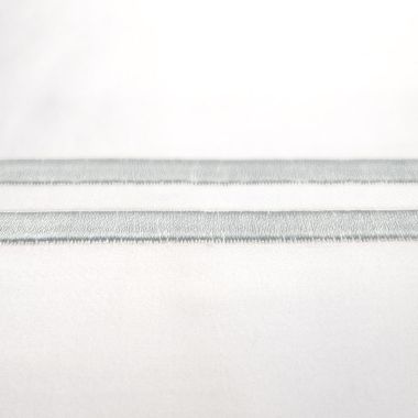 Drap plat coton égyptien 320 fils - argent