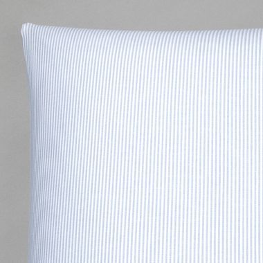 Taie d'oreiller en percale de coton tissé teint oxford