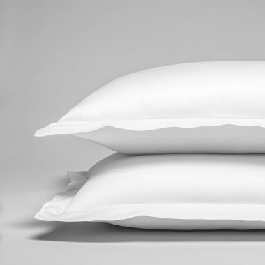 Taie d'oreiller en satin de coton bio 120 fils