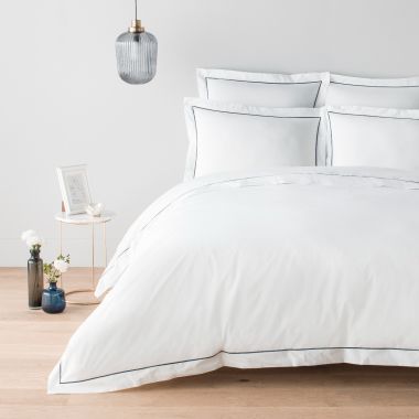 Drap housse en percale de coton 160 fils