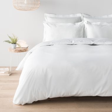 Parure de lit en satin de coton peigné 120 fils