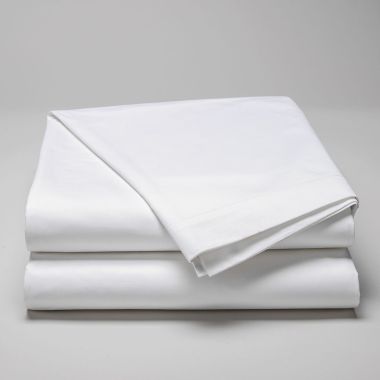 Drap plat en satin de coton peigné 120 fils 