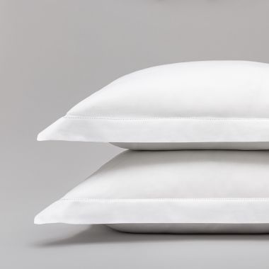 Taie d’oreiller en satin de coton égyptien 120 fils finition jour échelle