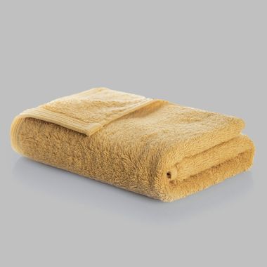 Serviette en coton peigné 580 gsm - moutarde