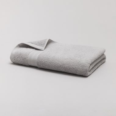 Serviette luxe en coton égyptien 600 gsm - silver