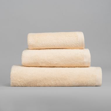 Serviette en coton peigné 580 gsm - écru