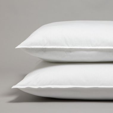 Taie d’oreiller en percale de coton 120 fils - blanc