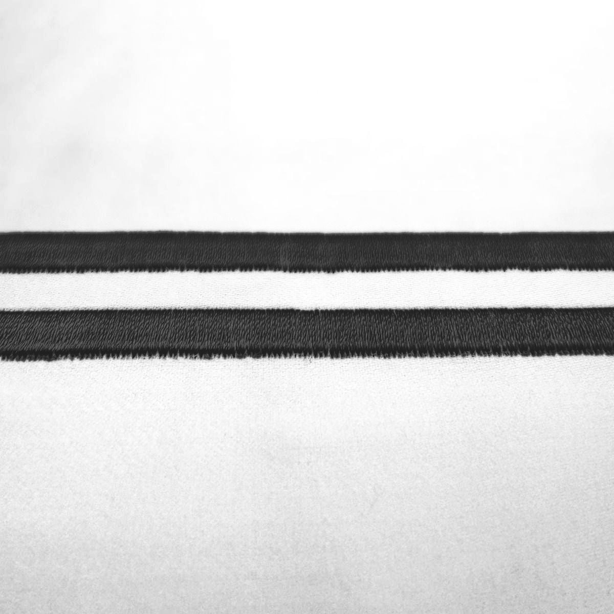 Drap plat coton égyptien 320 fils - noir