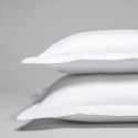 Parure de lit en satin de coton égyptien 120 fils finition jour échelle