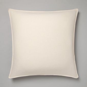 Pillow case in pure French washed linen - ivory