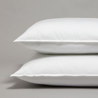 Pillow case 120 fils / 300 tc cotton percale - white 
