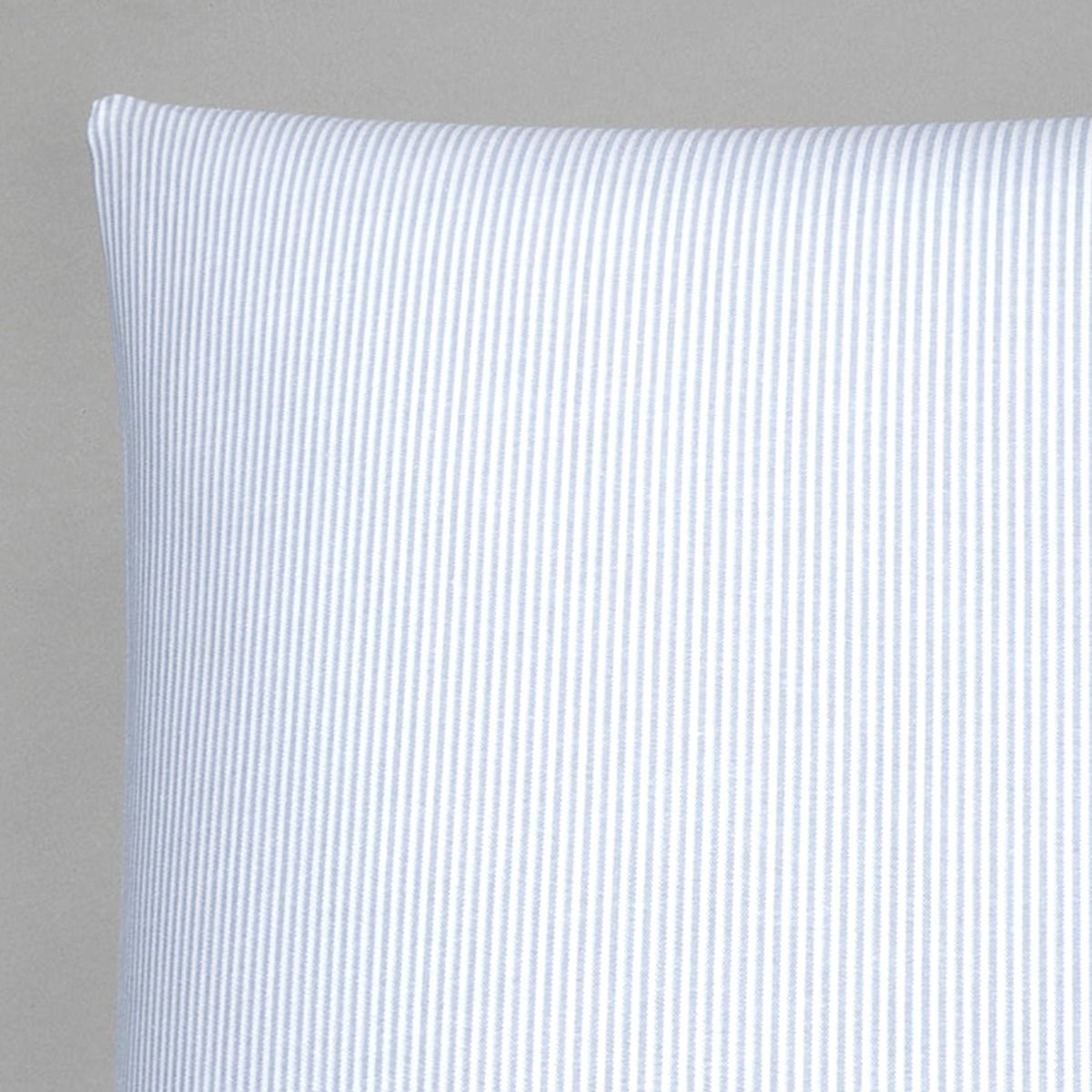 Taie d'oreiller en percale de coton tissé teint oxford