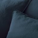 Duvet cover in pure French washed linen - blue
