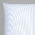 Pillow case in oxford dyed woven cotton percale