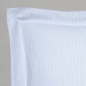 Pillow case in oxford dyed woven cotton percale
