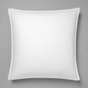 Pillow case 120 fils / 300 tc washed cotton percale - white