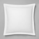 Pillow case 160 fils / 400 tc in cotton percale with row cord