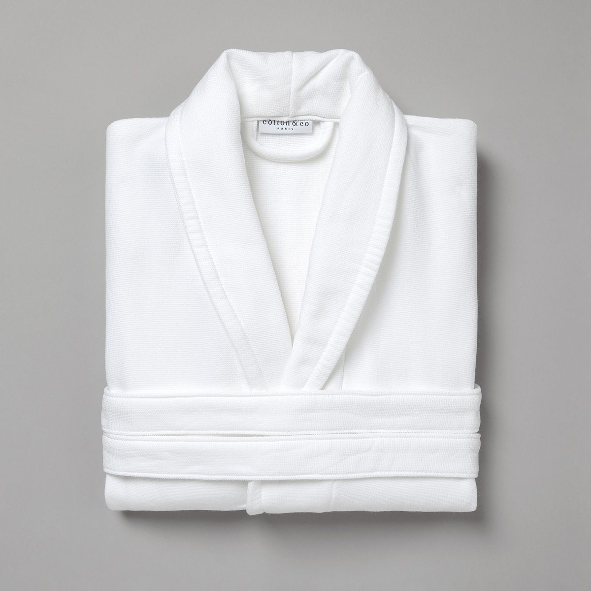 330 gsm cotton piqué bathrobe
