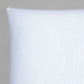 Taie d'oreiller en percale de coton tissé teint oxford