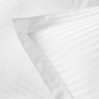 Housse de couette en satin de coton égyptien 240 fils à bandes