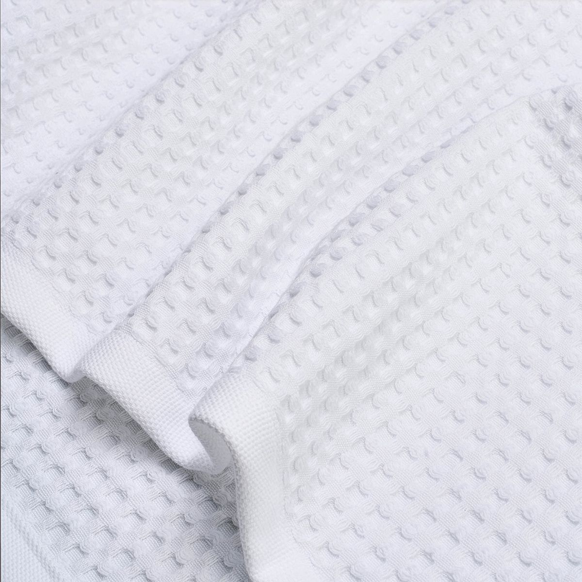 Serviette en coton nid d'abeille 330 gsm - blanc