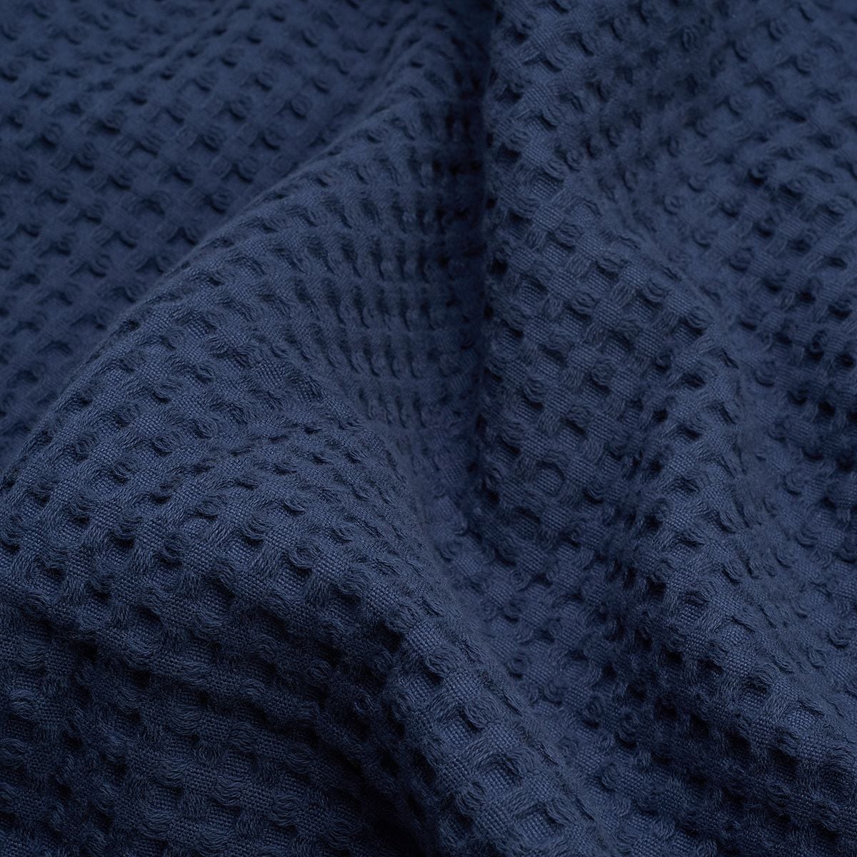 Serviette en coton nid d'abeille 330 gsm - bleu marine