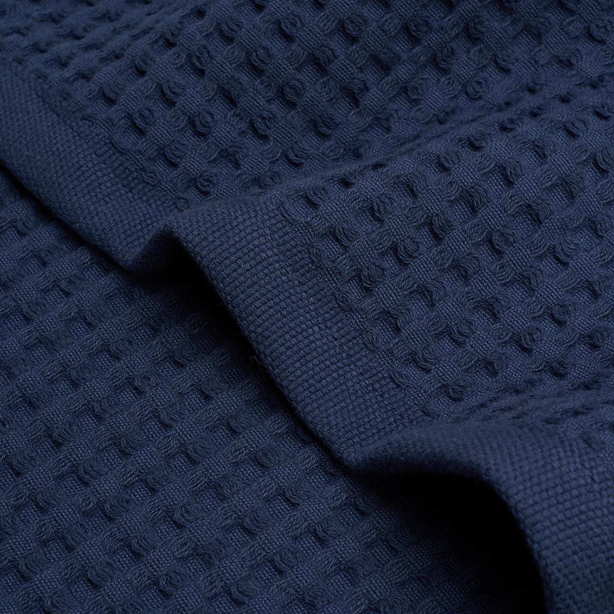 Serviette en coton nid d'abeille 330 gsm - bleu marine